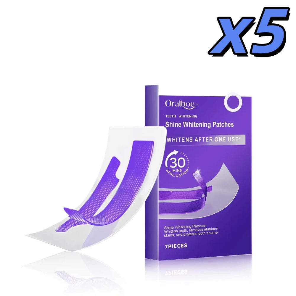 Purple Teeth Whitening Strips